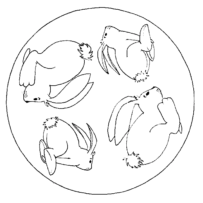 Mandalas Animaux 191